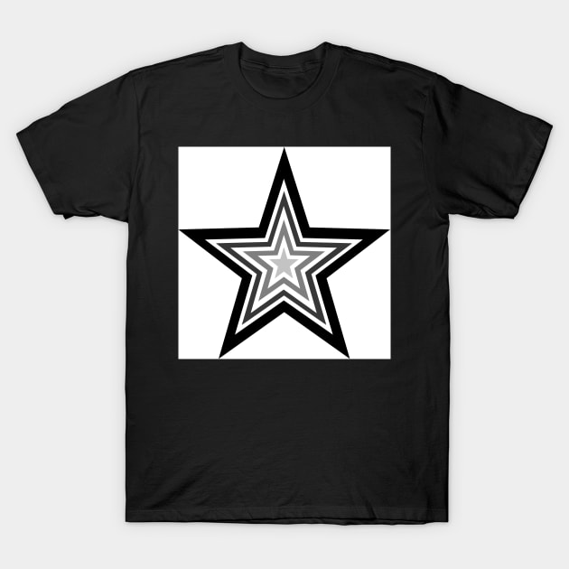 black star T-Shirt by OmarZArtShop